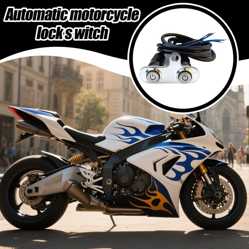 Motorcycle Handlebar on Off Button,Automatic Lock Motorcycle Headlight Button |