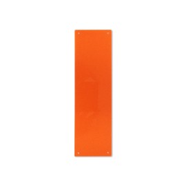 Focus Plastics DOOR FINGER PLATE- 11 COLOURS (Orange)