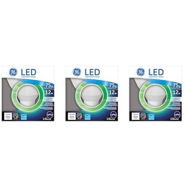GE (case of 3) LED PAR38 Outdoor Floodlight, 12 watt - Replaces 75 Watt Light Bulb 1 Pack, 950 lumens, Dimmable, Bright White