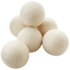Hapize Wool Dryer Ball 6pk White