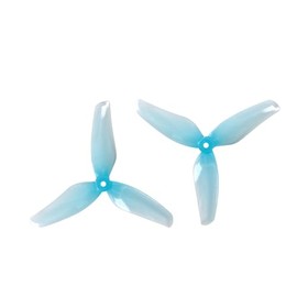 Gemfan 16Pcs Props 3-Blades PC Propeller Hurricane 2009 2X0.9 51mm 3-Blade PC Propeller 1.5MM Hole for FPV Freestyle 2inch Micro Indoor RC FPV Drones (16Pcs Blue)