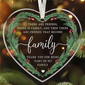 Friendship Christmas Ornaments - Best Friend Christmas Ornaments, Best Friends Ornaments - Christmas Ornaments for Friends - Bestie Gifts, Friendship Gifts - Acrylic Friends Christmas Ornament 2024