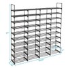 efunmodern 10 Tiers Stackable Shoe Rack Storage Organizer Shoe Shelf