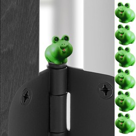 Door Hinge Heads Decorative Topper - Hinge Head Frog Set of 6 - Magnetic Hinge Head Trinket - Hinge Pin Topper Miniature Animal Figurine