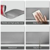 Flexible Baseboard Molding Trim 4Inch x 40Feet Gray Vinyl Wall
