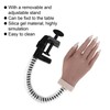 Nail Art Practice Hand Silicone Bendable Joints False Nail Tips