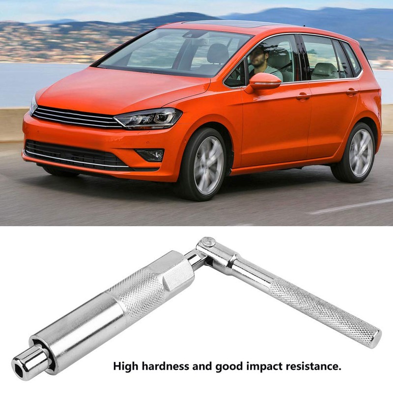 EVGATSAUTO Rear Shock Absorber Wrench, 17mm Chrome-Vanadium Steel Car Hex