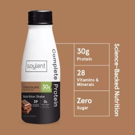Soylent Plant Protein Meal Replacement Shake 12 Pack 30g Protein Vegan