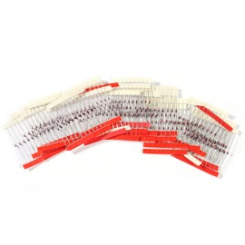 AEDIKO 27 Value 270pcs 1/2W Zener Diodes Assortment Kit 2.4V 2.7V 3.0V 3.3V 3.6V 3.9V 4.3V 4.7V 5.1V 5.6V 6.2V 6.8V 7.5V 8.2V 9.1V 10V 12V 13V 15V 16V 18V 20V 22V 24V 27V 30V 33V
