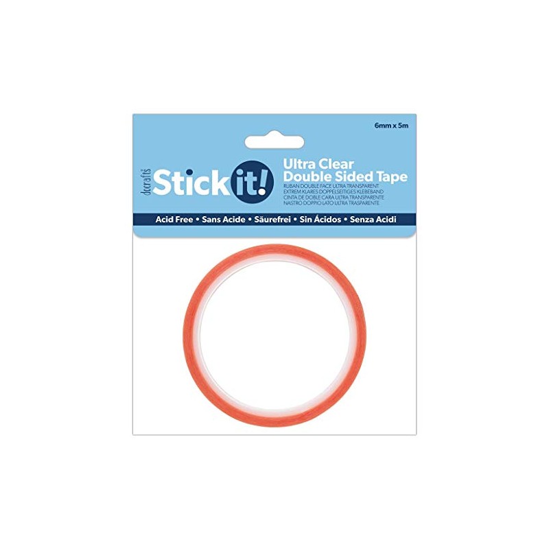 Stick It! Ultra Clear Double Sided Tape 6mm x 5m
