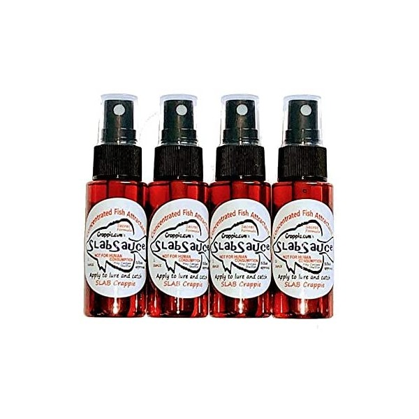 Crappie.com SLABSAUCE Fish Attractant - Four Pack