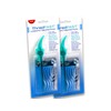 Interdental Threading System with Threadable Proxy Brush Inserts, for Flossing