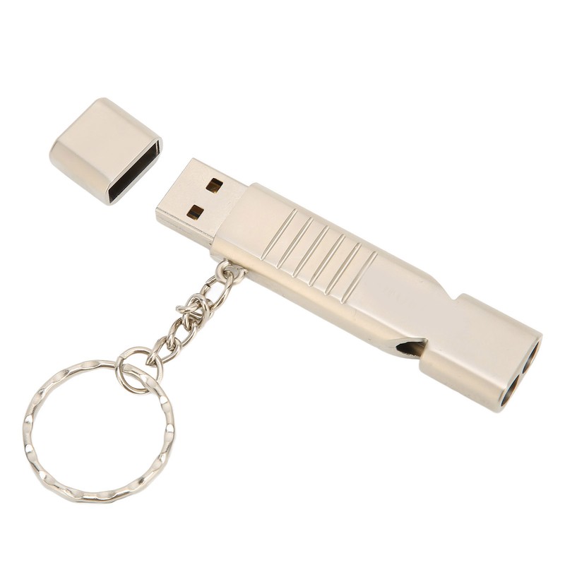 Whistle USB Flash Drives Aluminum Alloy Outdoor Waterproof USB Flash