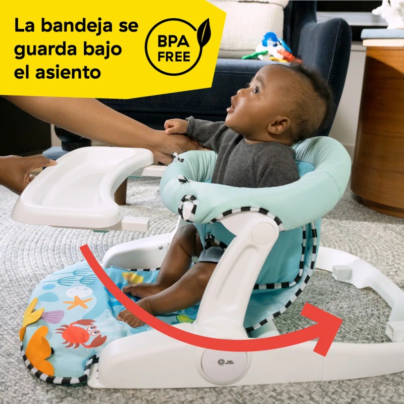 Baby Einstein Asiento De Piso 2 En 1 Para Bebés