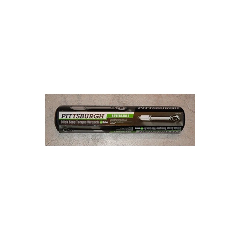 1/4" Drive Click Stop Torque Wrench Reversible 20-200 lbs. with