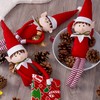 The TWIDDLERS 3 Sitting Gnome Figures for Christmas Made of