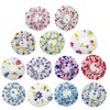 LJY 13 Pieces Assorted Shower Caps Elastic Waterproof Plastic Bathing