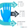 UNIGLOVES Unicare Disposable Gloves Blue TPE - Box of 200