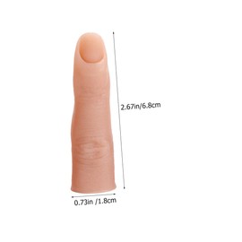 PACKOVE Finger Mannequin for Acrylic Nail Practice Reusable Nail Training Finger Flexible Fake Finger for Nail Technicians for Beginner Nail Art Sessions