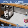 URMONA Under Sink Mat for Kitchen Waterproof, 37" x 22"