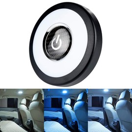Catland Room Lamp, LED Touch Light, White, Ice Blue, 2 Colors, 3 Pattern Switching, Indoor Light, Night Light, Flashlight, Blue, White, High Brightness, 12 V, 24 V, For Cars, Light Trucks, Large Cars, Universal, USB Charging, Touch Type, Magnet, No Wirin