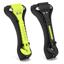 Car Window Breaker Tool, 2-in-1 Emergency Escape Tool with Window Breaker and Seat Belt Cutter