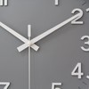 HZDHCLH 30 cm Silent Wall Clock Sweeping Second with Arabic