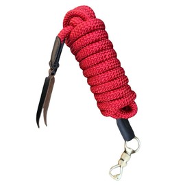 Equipride Horse Training Lead Rope, Natural Horsemanship Communication Line, 3.8-6.8 Metres, Red (4.2 meters)