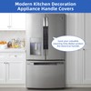 WHSGHGAT Fridge Door Handle Covers, Kitchen and Bathroom Appliance Door