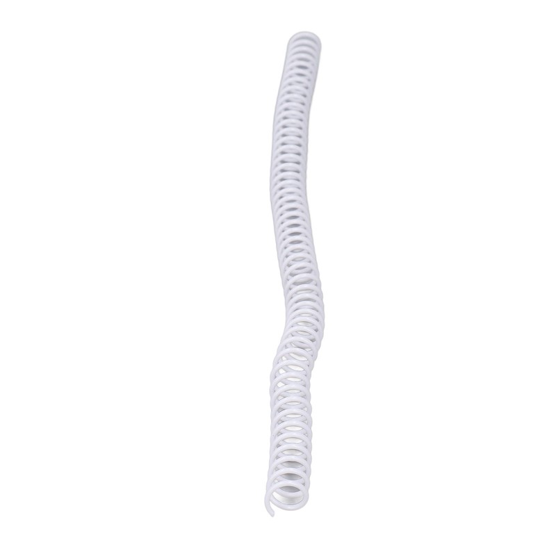 100Pcs Spiral Binding Coils Plastic Dia 9.5mm 3/8in 48 Teeth