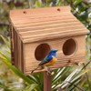 Wooden Bird House, Pets Breeding Nesting Box Cag, Solid Exclusive