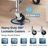Whitmor Heavy Duty Clothes Rack, Rolling Garment Rack with Lockable