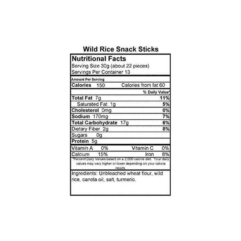 Happy Herbert's Food Company Wild Rice Snack Sticks 14 oz