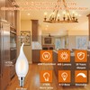 Ivyemons Dimmable CA11 E12 LED Candelabra Bulb, 40W Equivalent Frosted