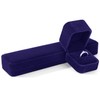 MYEBIUAI Velvet Ring Box Wedding Valentine's Day, Premium Engagement Ring