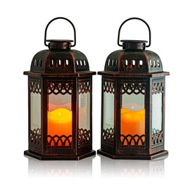 SteadyDoggie Solar Lanterns 2 Pack Family