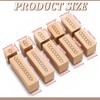 MotiMind 10 Pack Montessori Teacher's Bead Bar Rubber Stamp Set