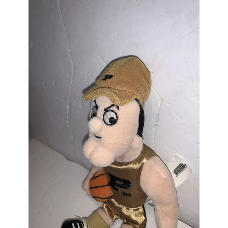 Purdue Pete Basketball 9" Plush Collectable New W Tags