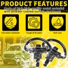 KUAFU 2Pcs Cargo D-Hooks Compatible with 2015-2024 Ford Transit 150