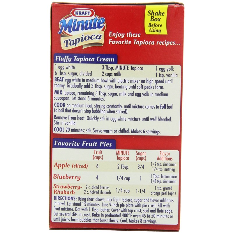 Kraft Minute Tapioca, 8-Ounce Boxes (Pack of 12)