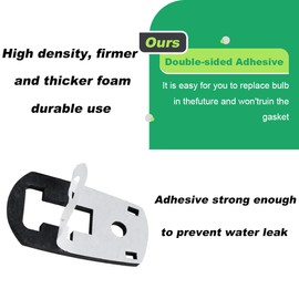 Roof Cab Marker Light Gasket Compatible with Ford F250 F350 Super Duty 2017 to 2020, Clearance Running Lights Lamp Seal Waterproof Single-sided adhesive Cab Light Gasket