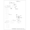 Westbrass A493144H-62 12" & 4" Bath Waste & Overflow Assembly