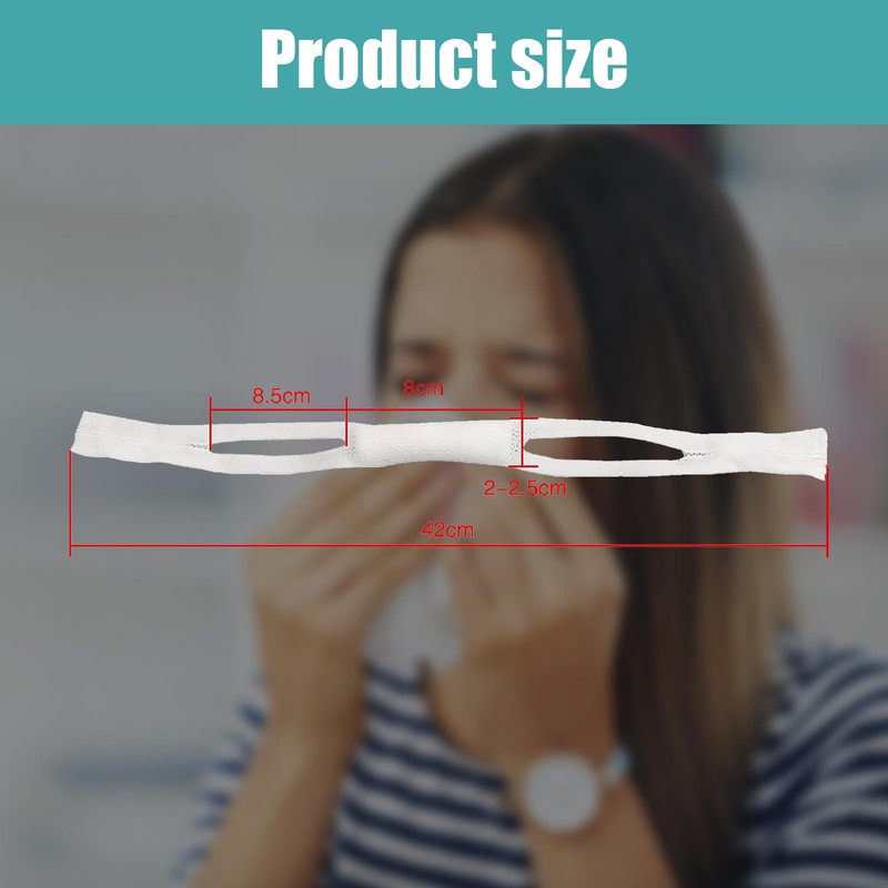20 Pcs Elastic Nose Bandage, External Nasal Bandage Dressing Holder