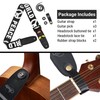 Amumu World Peace Guitar Strap adjustable for Acoustic, Electric, Bass