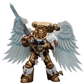 JOYTOY Warhammer 40,000 1/18 Blood Angels Sanguinary Guard with Encarmine Sword 1 Collection Model Birthday Gift 4.8 Inch JT6298