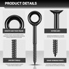 7 inch Eye Bolts - 4 Pcs Eyes Hooks Screw
