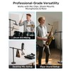 Etour Ball-and-Socket Head Microphone Adapter, 360° Swivel & 90° Tilt