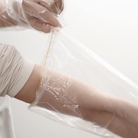 DINOWIN Disposable Long Sleeve Gloves, 23 inches Waterproof CRE Washing Up Gloves Household Gloves Disposable Cleaning Gloves for Kitchen, Bathroom, Yard (20 PCS)