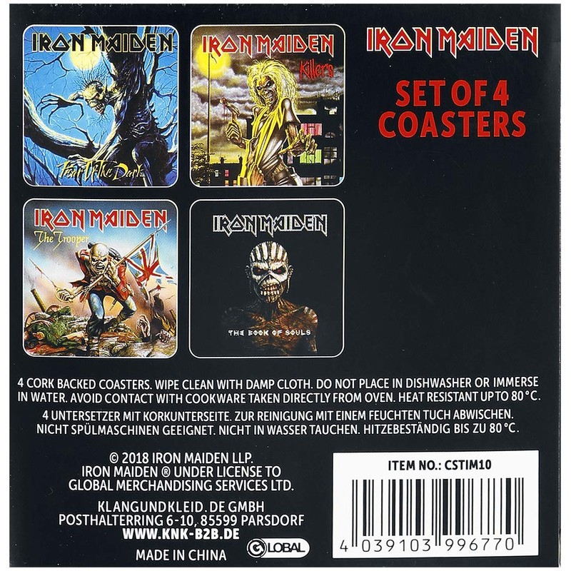 Iron Maiden Unisex Cork Coaster