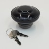 Billet Proof Designs Locking Gas Cap LH Thread Black for
